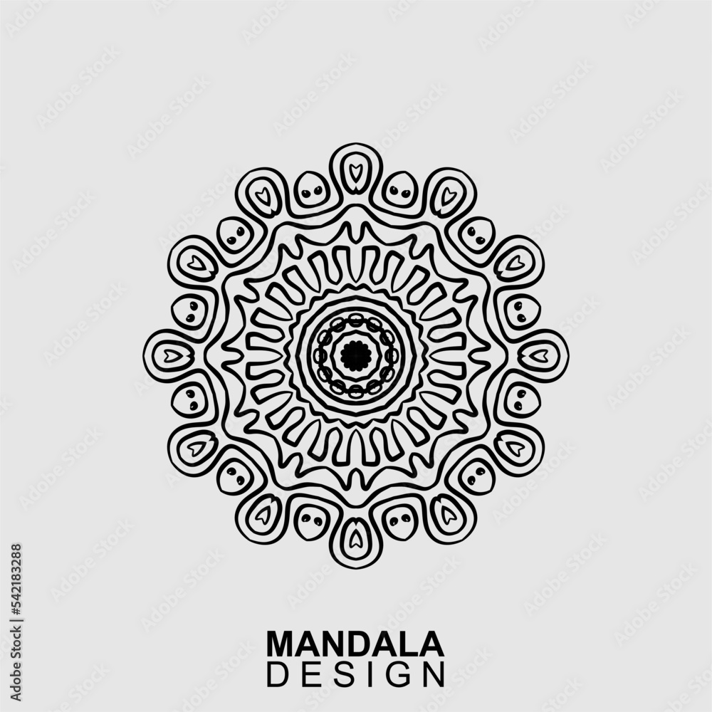 Abstract Mandala Pattern. Vector Illustration Abstract Mandala Pattern. Vector Illustration