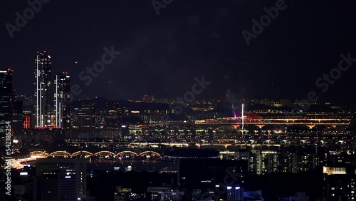 Wallpaper Mural Fireworks. Fireworks festival, 불꽃축제 Torontodigital.ca