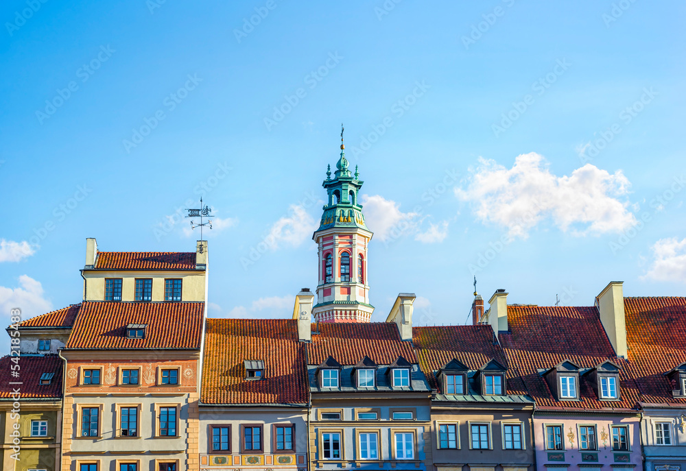 Old houses in Warsaw