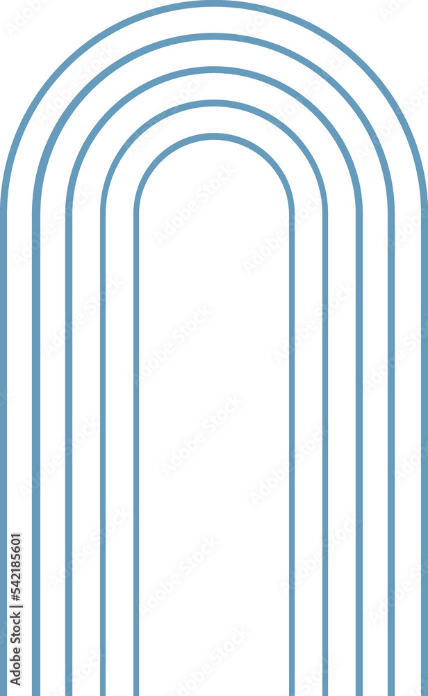 Abstract Rainbow Line Art Abstract Rainbow Line Art