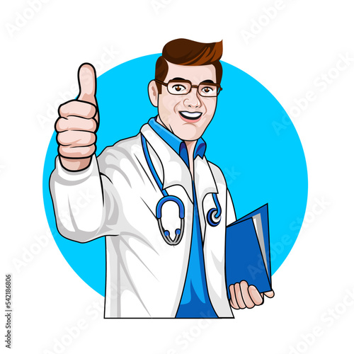 Friendly doctor and always smiling