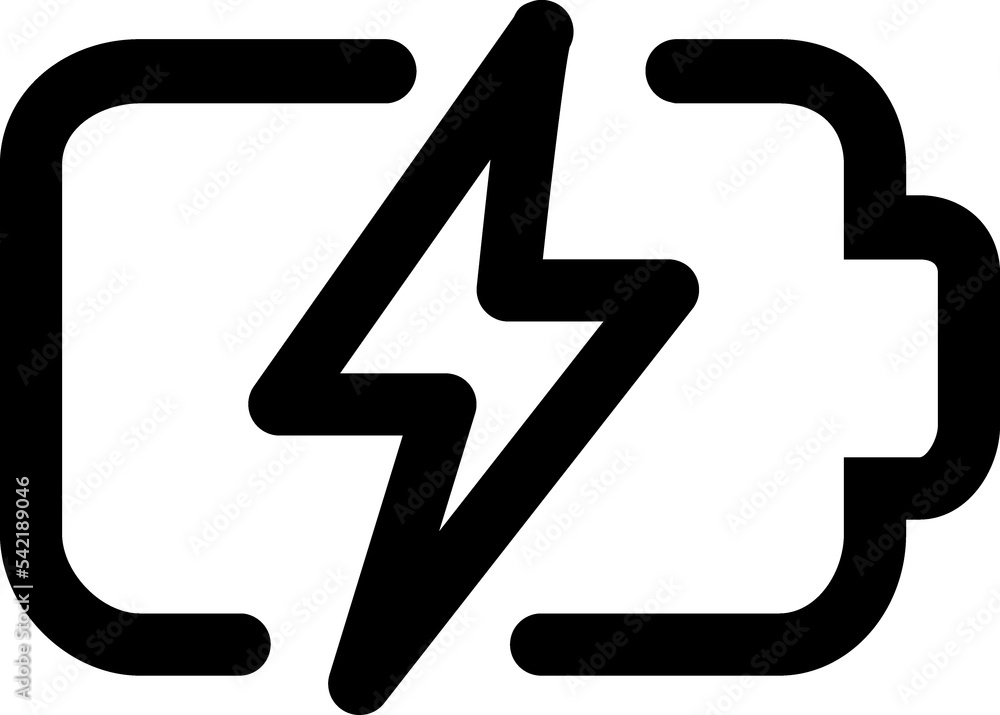 Battery line icon Battery line icon