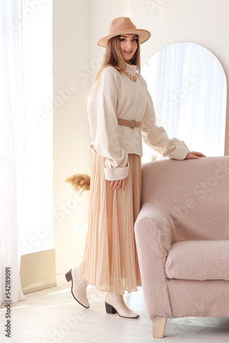 Beautiful fashionable young...