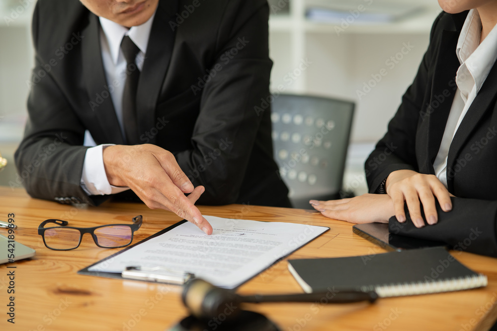 Business Lawyers having Concepts of Legal services at the law office work Legal advice online Business Lawyers having Concepts of Legal services at the law office work Legal advice online