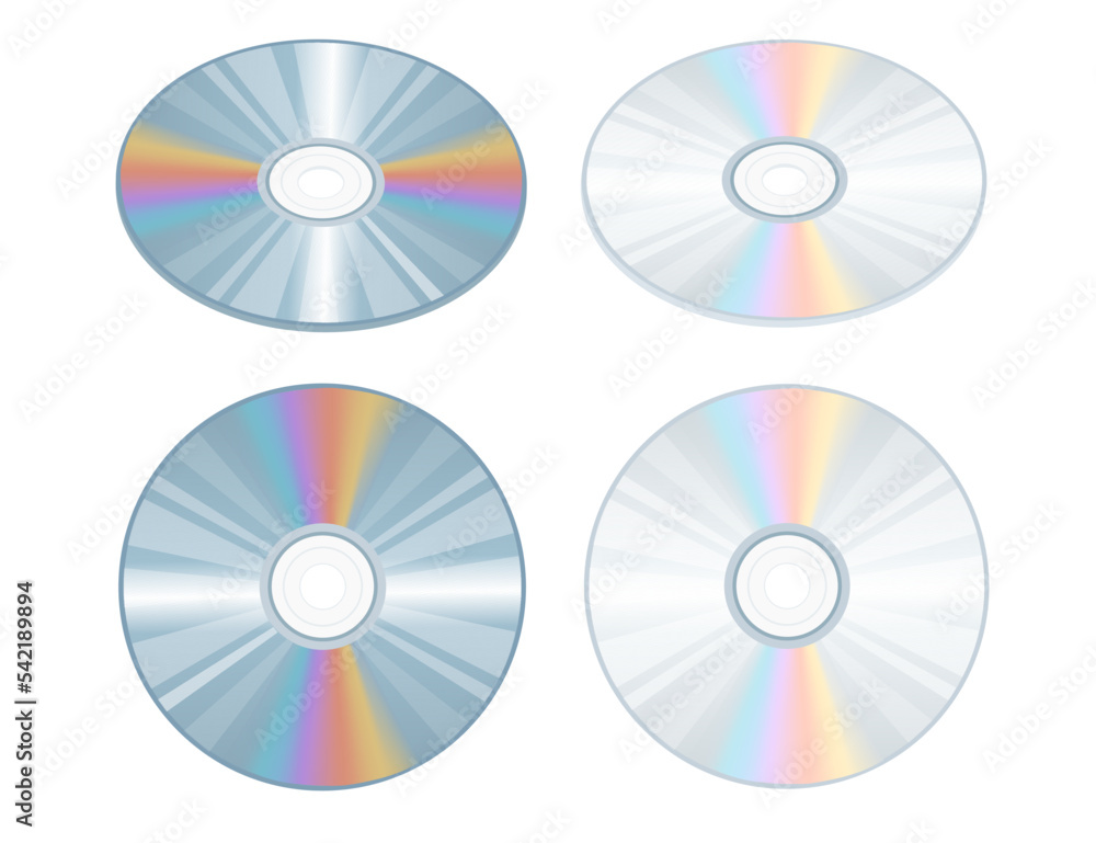 DVD or CD disc digital technology data storage vector illustration isolated on white background DVD or CD disc digital technology data storage vector illustration isolated on white background