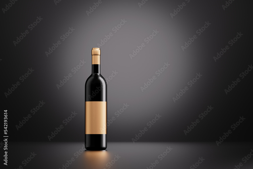 Fototapeta premium 3d rendering different wine picture