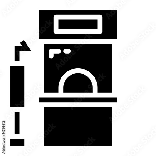 ticket office glyph icon style
