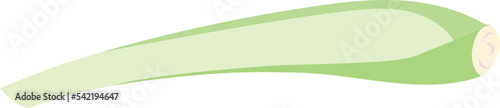 Lemon Grass isolated Illustration Hand Drawn