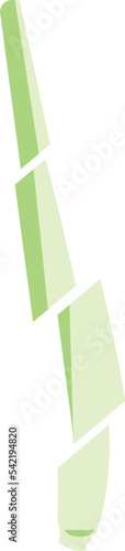 Lemon Grass isolated Illustration Hand Drawn