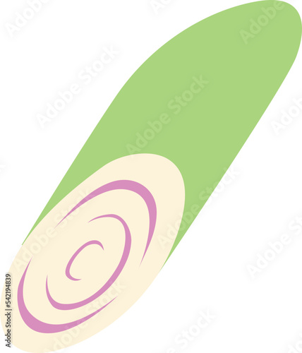 Lemon Grass isolated Illustration Hand Drawn