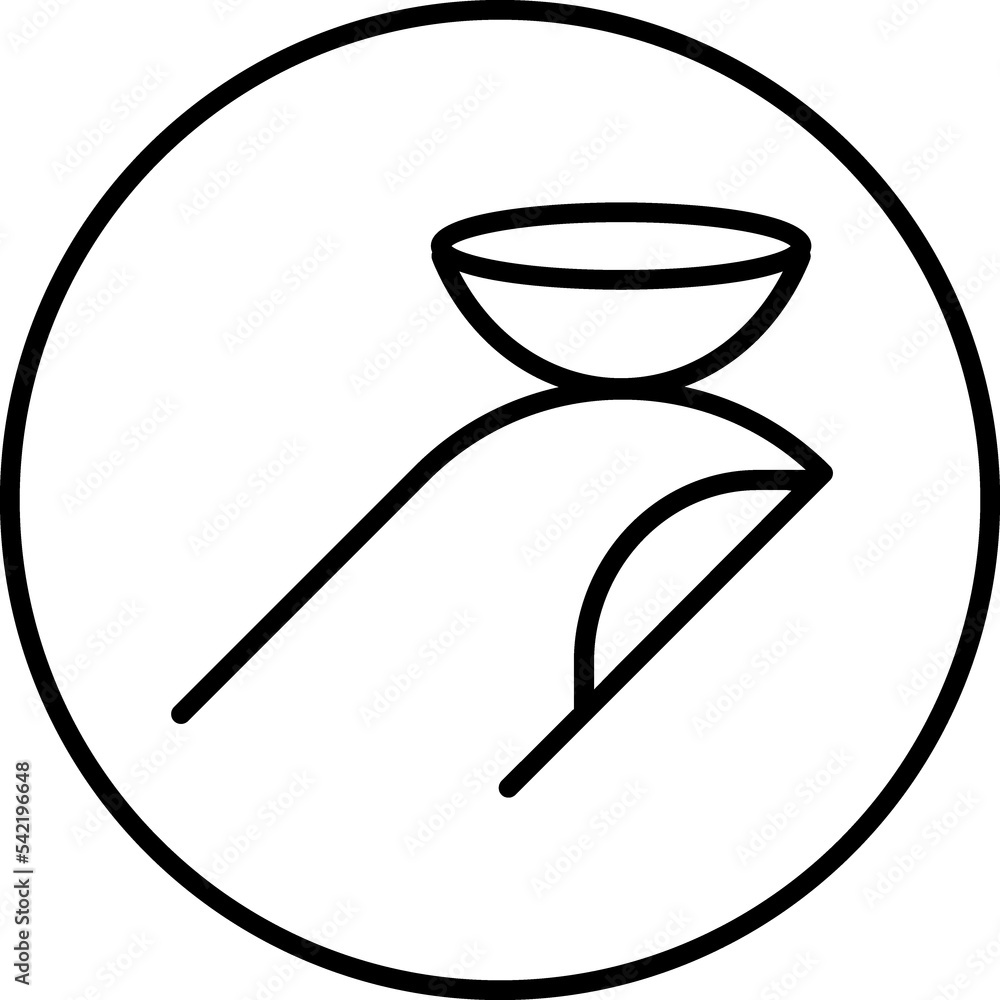 Contact lenses line icon Contact lenses line icon