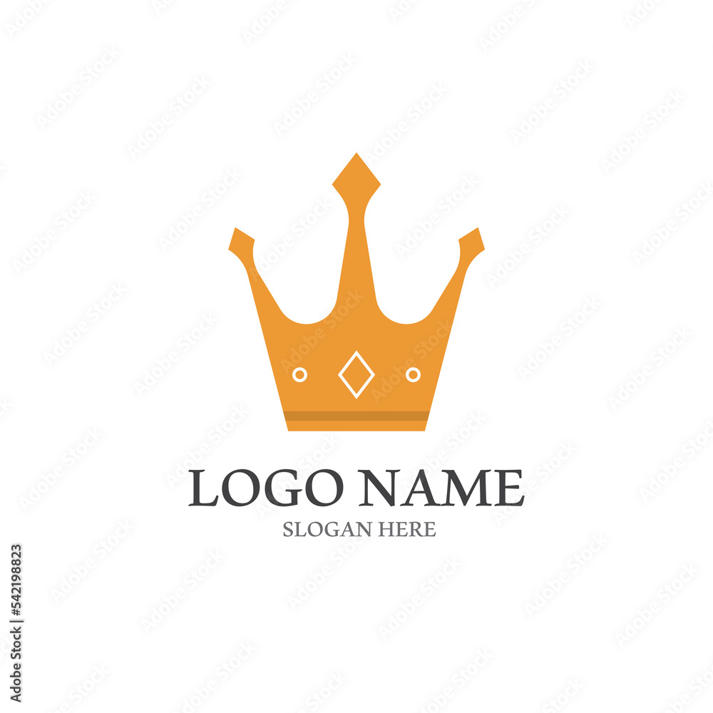 Crown Logo Template vector icon