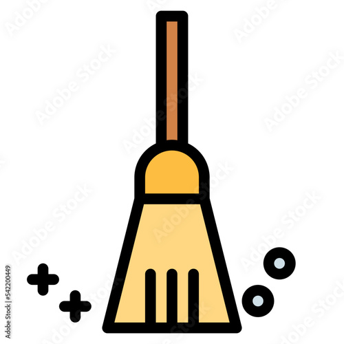 sweep filled outline icon style