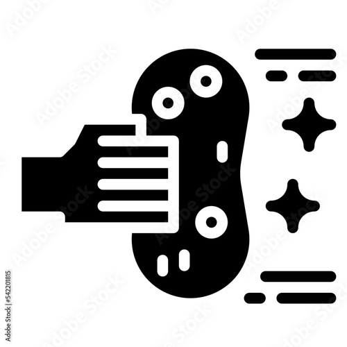 wipe glyph icon style