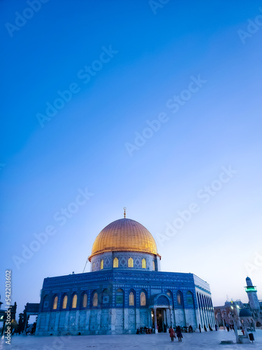 Dome of the rock in Jerusalem