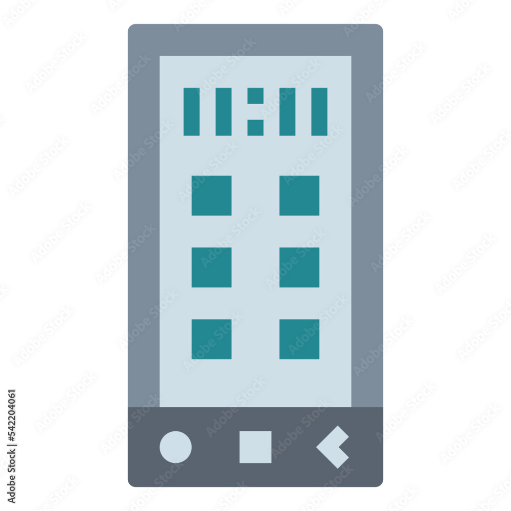 smartphone flat icon style smartphone flat icon style