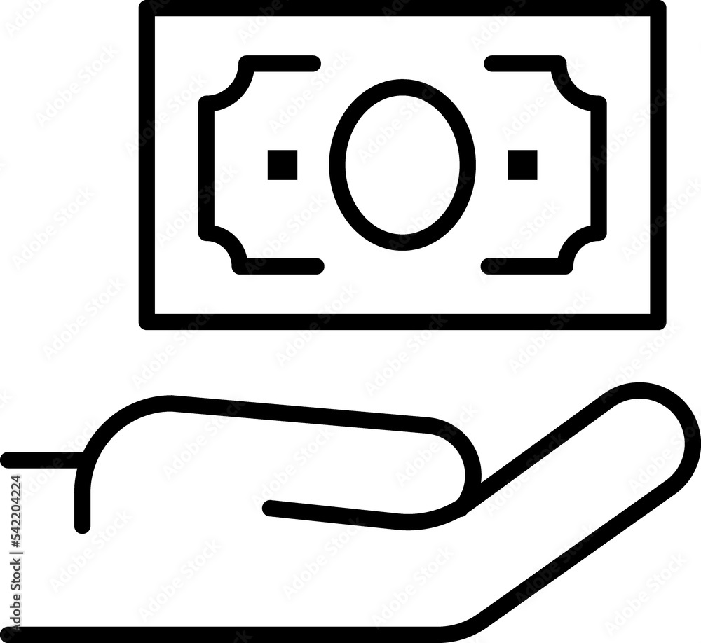 Cash line icon Cash line icon