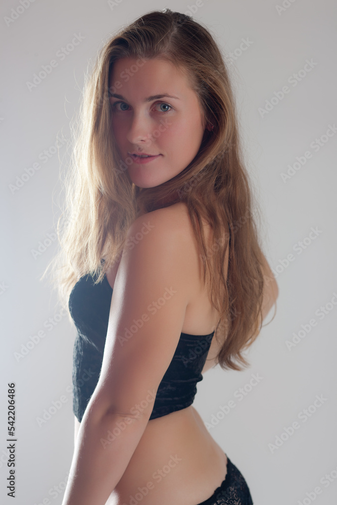 studio portrait of a girl studio portrait of a girl