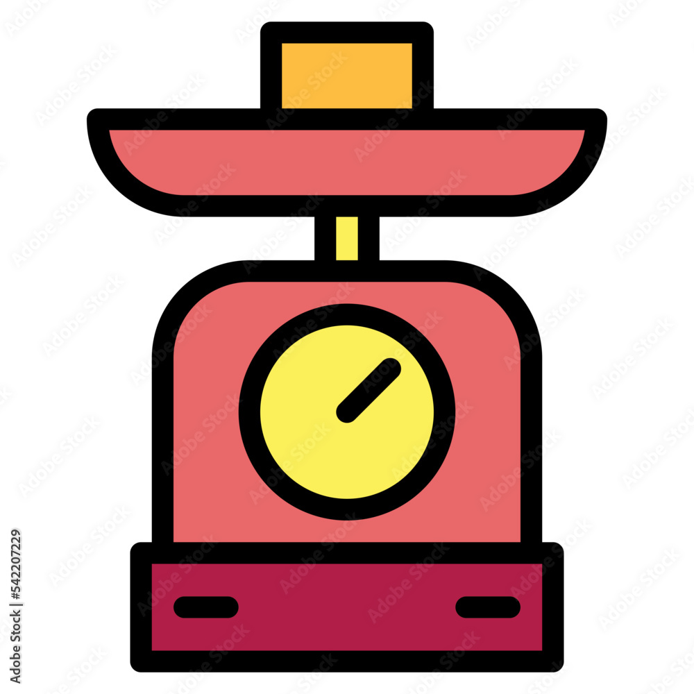 scale filled outline icon style scale filled outline icon style