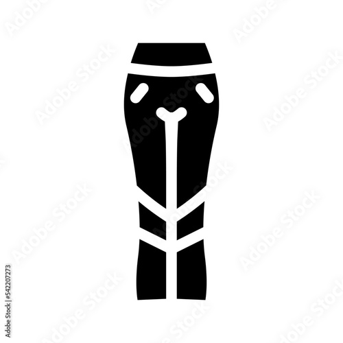 leggings pants apparel glyph icon vector. leggings pants apparel sign. isolated symbol illustration