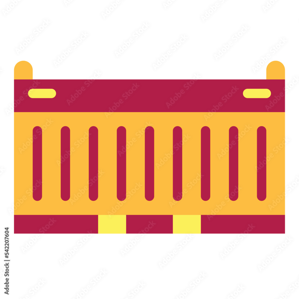 container flat icon style container flat icon style