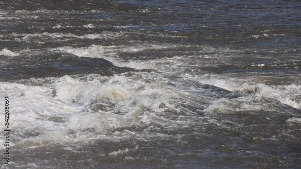 Mohawk River Rapids below Cohoes Falls Mohawk River Rapids below Cohoes Falls