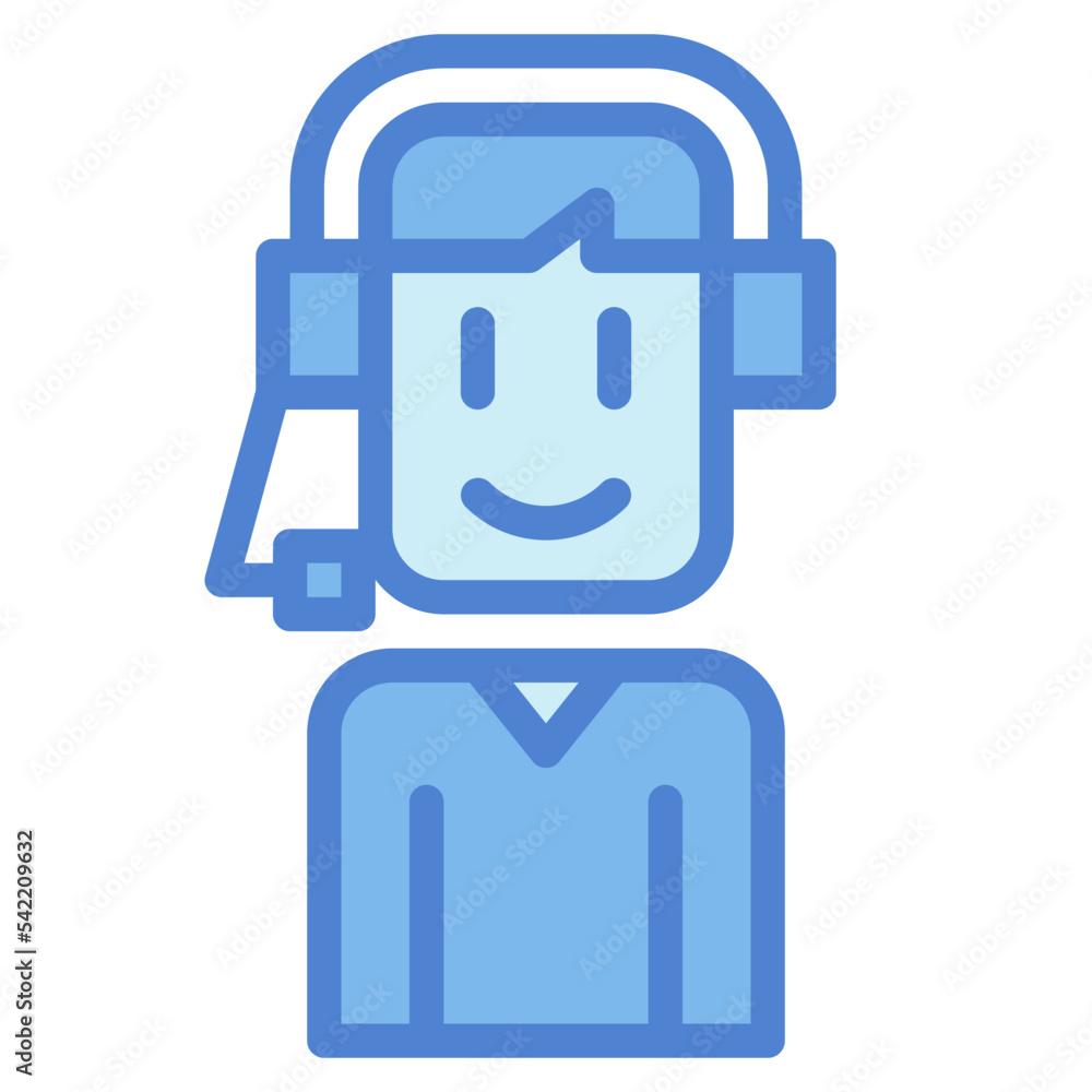call center two tone icon style call center two tone icon style