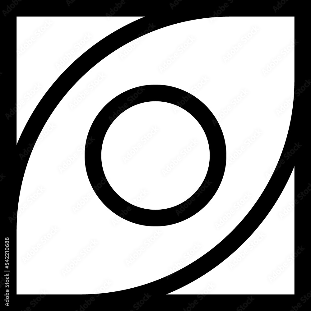 Modern line graphic element. Simple geometry contour Modern line graphic element. Simple geometry contour