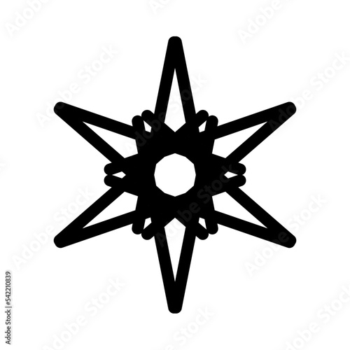 Template for laser cutting wall clock. Vector maket	
