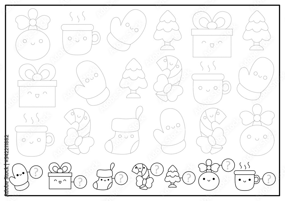 Printable Christmas Tracing Book Printable