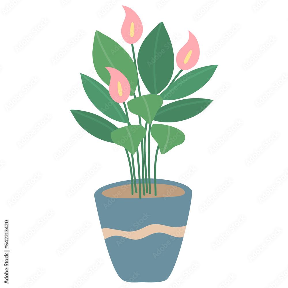 Tropical vector hand drawn leaves Tropical vector hand drawn leaves