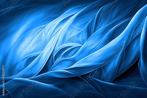Blue background texture, wavy sea pattern , icy windy and curvy illustration winter art 