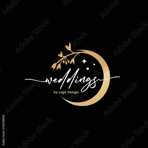 Luxury logo design template suitable  for salon logo design, wedding logo design, boutique logo design, fashion and beauty logo design 3