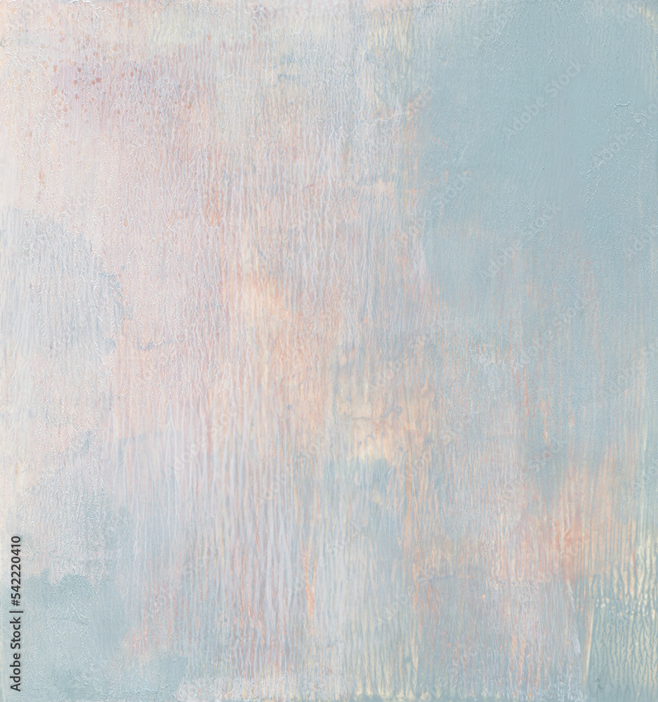 Abstract painting. Versatile artistic image for creative design projects: posters, banners, cards, magazines, prints, covers, brochures, wallpapers. Modern art. Pastel colours.