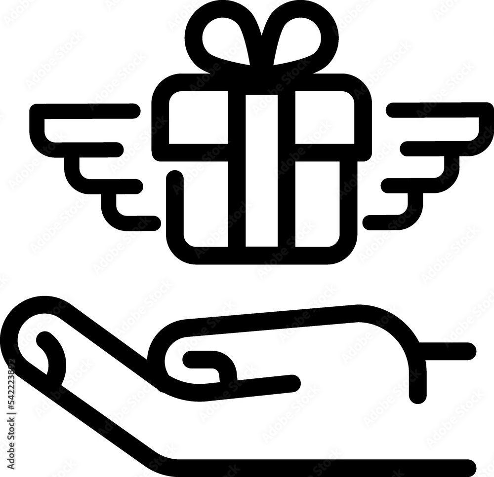 gift box line icon gift box line icon