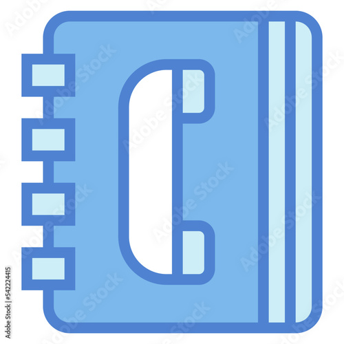 phonebook two tone icon style