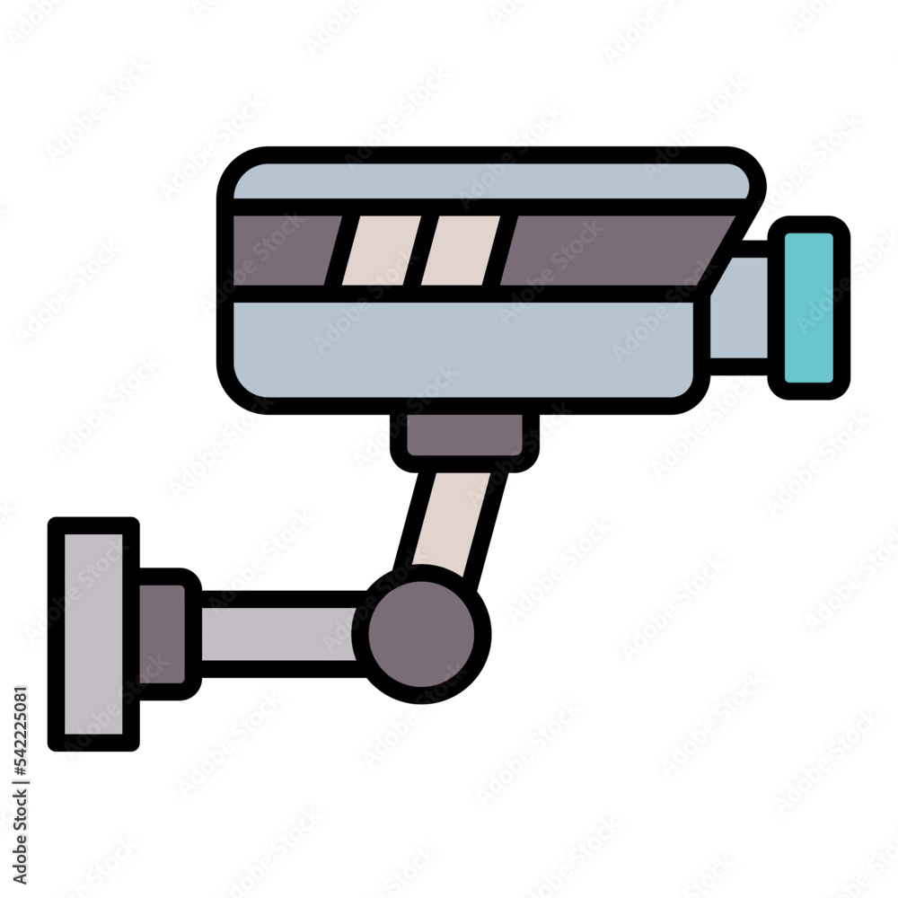 Cctv Filled Line Icon