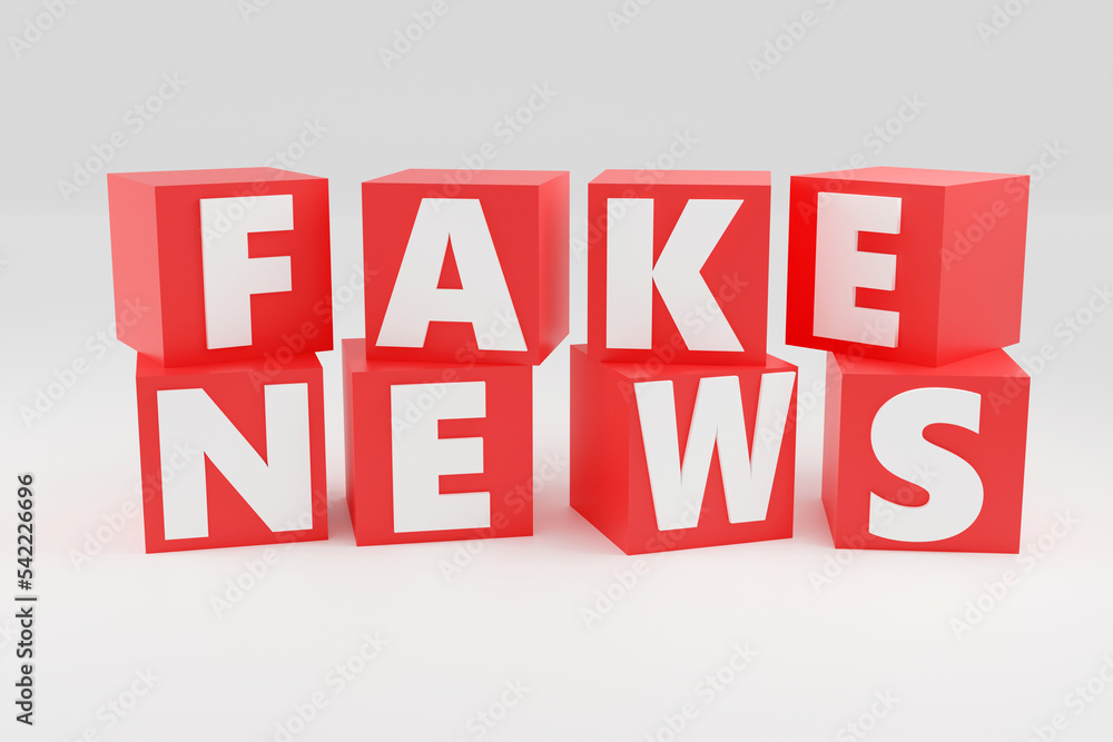 Fake news online internet media Deception and propaganda journalism 3D render illustration Fake news online internet media Deception and propaganda journalism 3D render illustration
