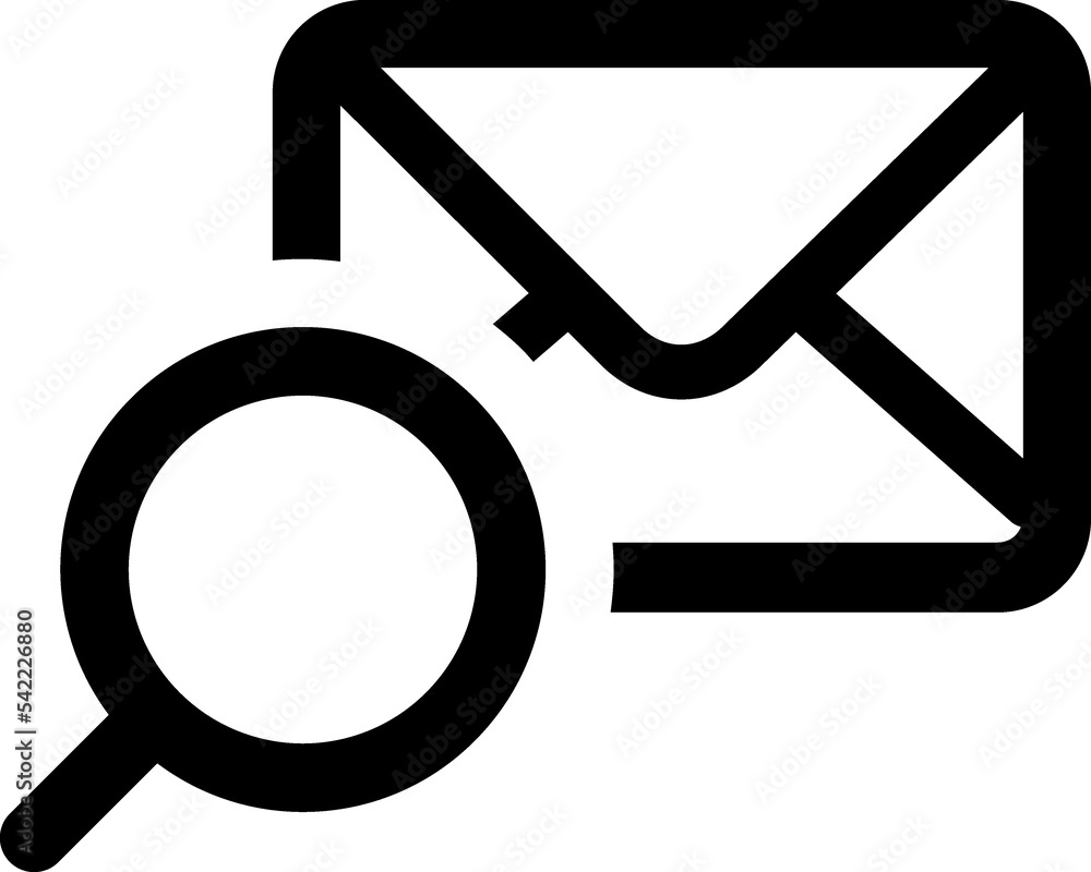 Envelope, mail, e-mail, mailbox, message line icon Envelope, mail, e-mail, mailbox, message line icon