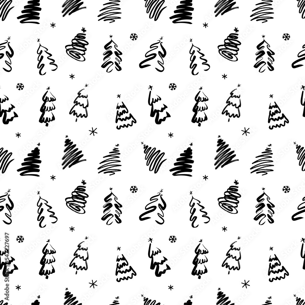 15 christmas tree snowflakes christmas seamless pattern 15 christmas tree snowflakes christmas seamless pattern