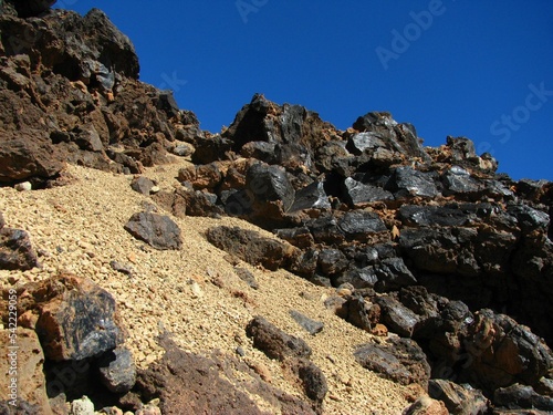 Beautiful shot of the Volcano Teide in Tenerife during the day