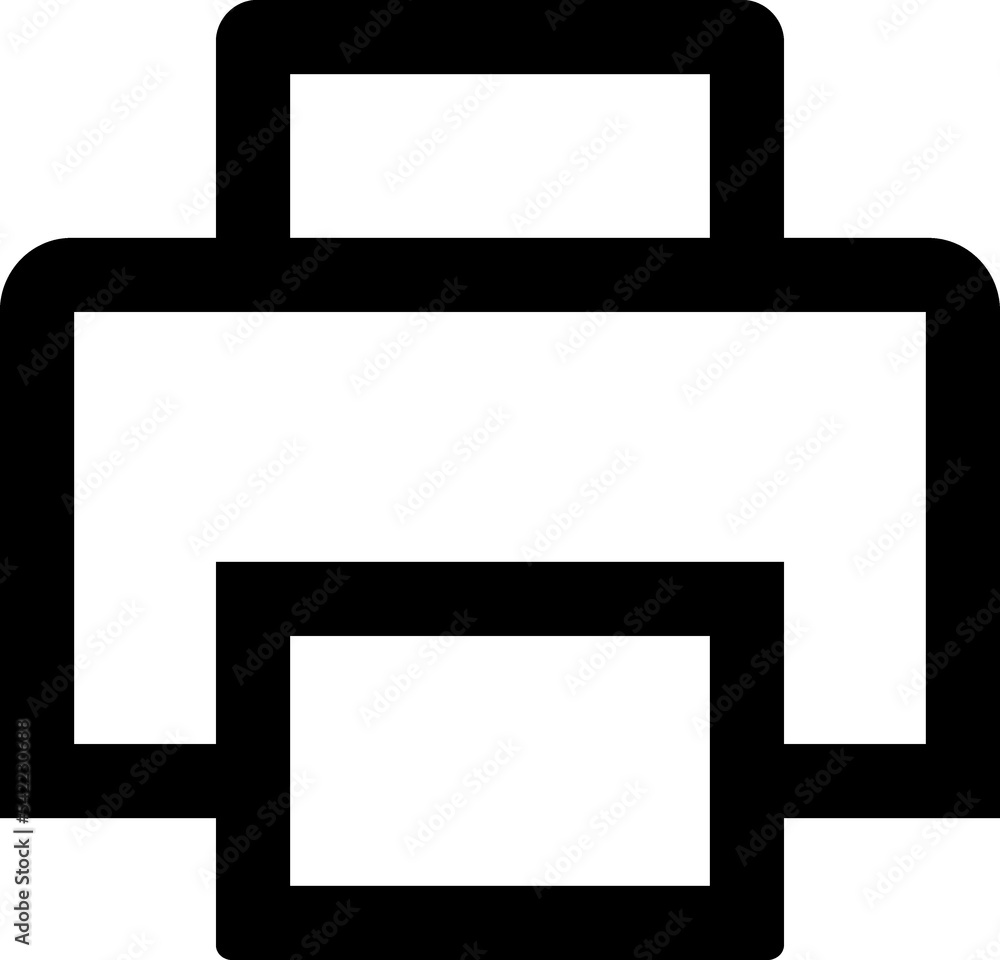 Printer line icon Printer line icon