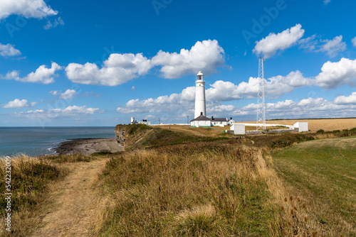 view of the Nash Point Lighthouse and Monknash Coast in South Wales