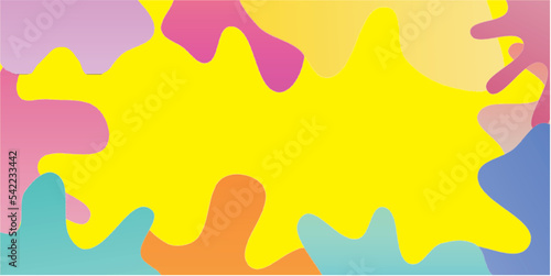paint splash design multicolours