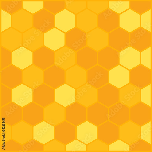 Honeycomb design template illustration (Honey) 