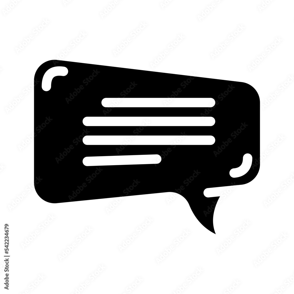 speech bubble testimonial glyph icon vector. speech bubble testimonial sign. isolated symbol illustration speech bubble testimonial glyph icon vector. speech bubble testimonial sign. isolated symbol illustration