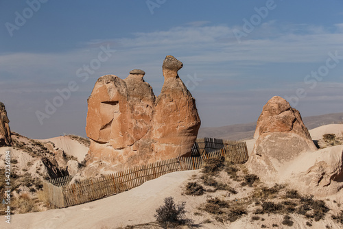 TURKEY. Cappadocia. Rock Camel. Mountain view.