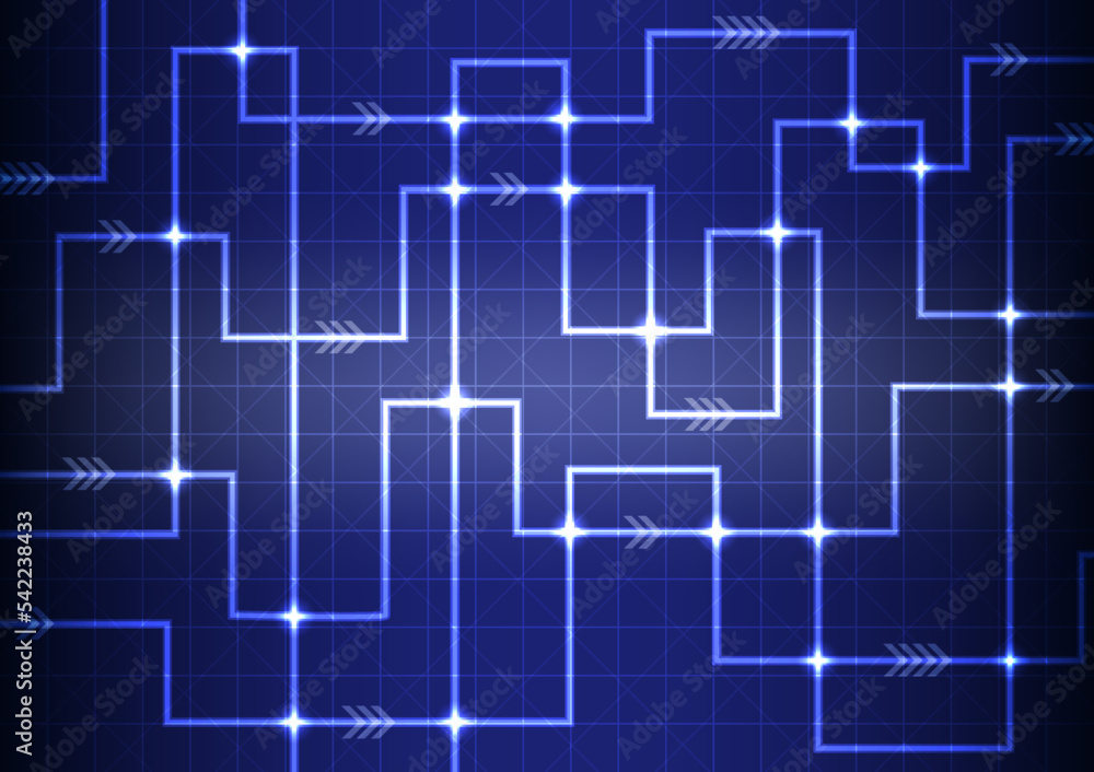 Obraz premium Abstract_Digital_Circuit_Board_Technology_Light_Background
