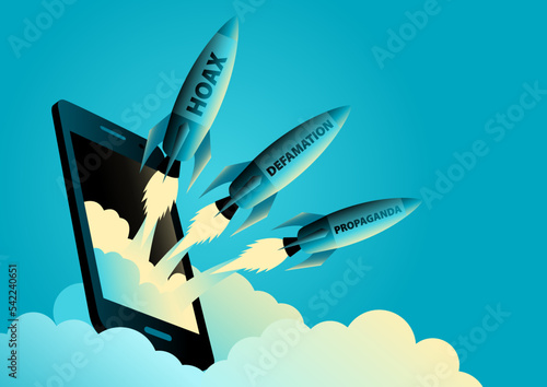 Smart phone launching rockets that read hoax