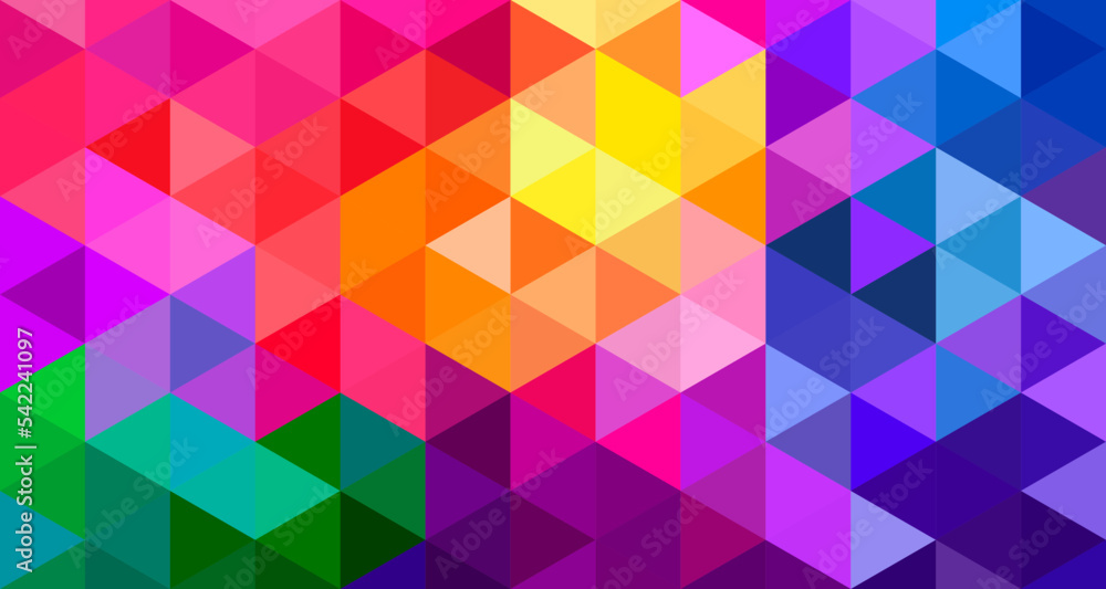 Abstract colors polygon background design Abstract colors polygon background design